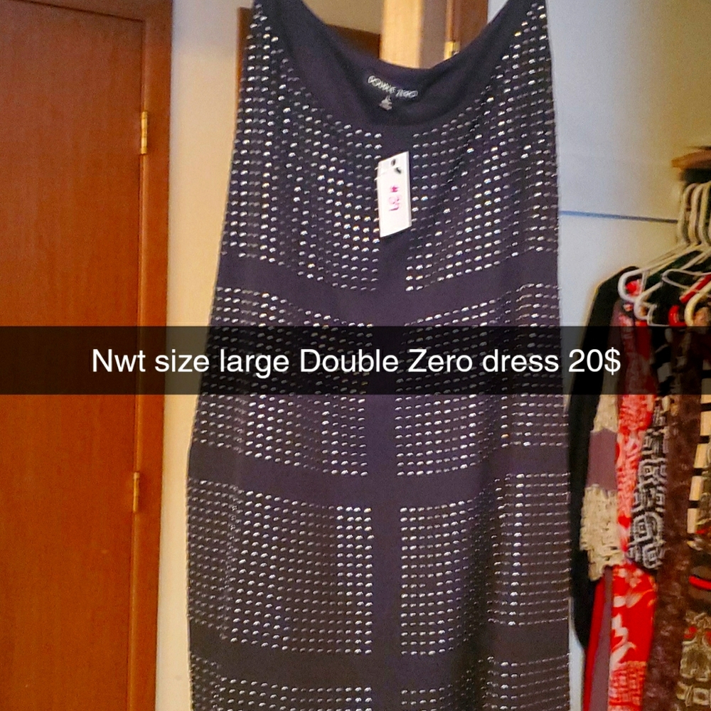 Black and silver dress